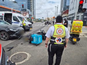 Мотоциклист пострадал в ДТП в Петах-Тикве